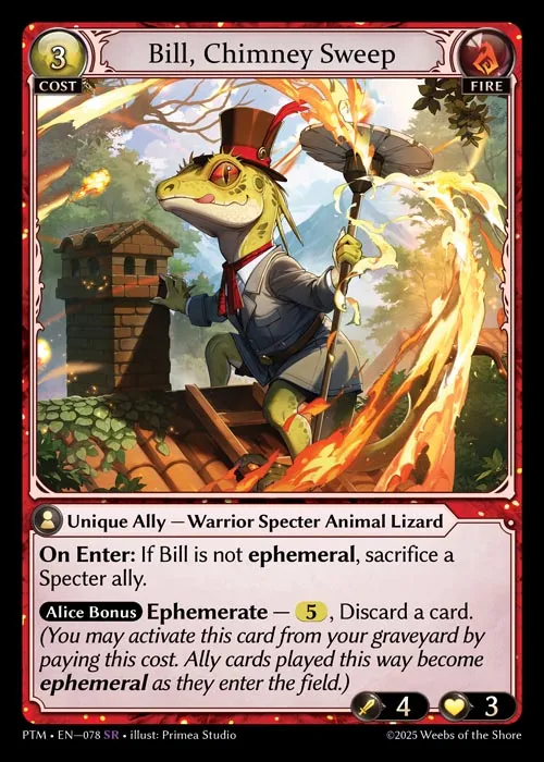 Bill, Chimney Sweep — Phantom Monarchs — Grand Archive
