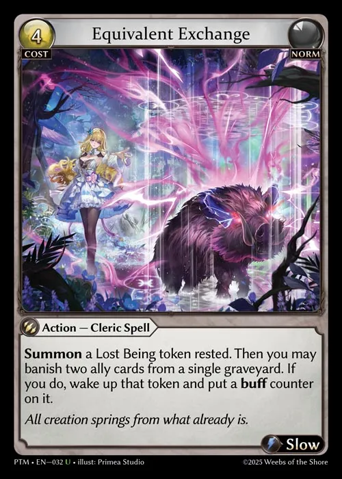 Equivalent Exchange — Phantom Monarchs — Grand Archive