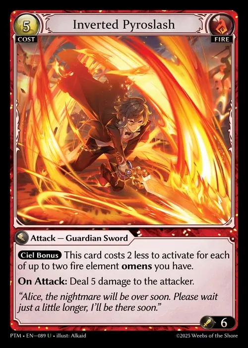 Inverted Pyroslash — Phantom Monarchs — Grand Archive