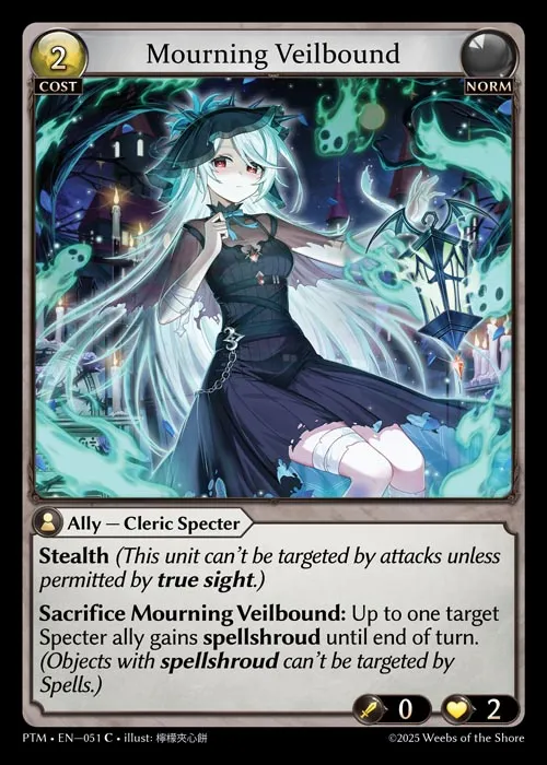 Mourning Veilbound — Phantom Monarchs — Grand Archive