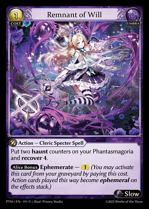 Remnant of Will — Phantom Monarchs — Grand Archive