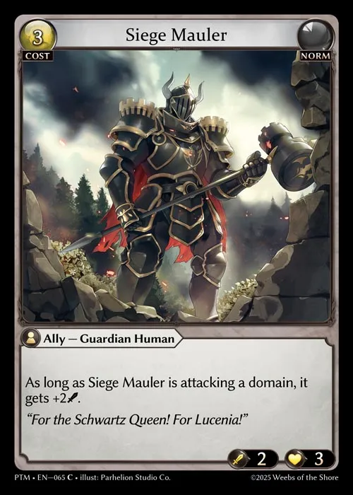 Siege Mauler — Phantom Monarchs — Grand Archive