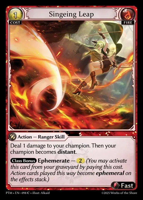 Singeing Leap — Phantom Monarchs — Grand Archive