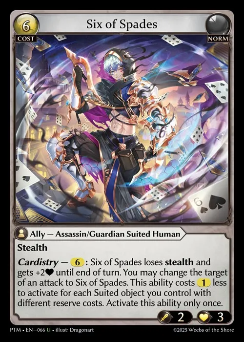 Six of Spades — Phantom Monarchs — Grand Archive
