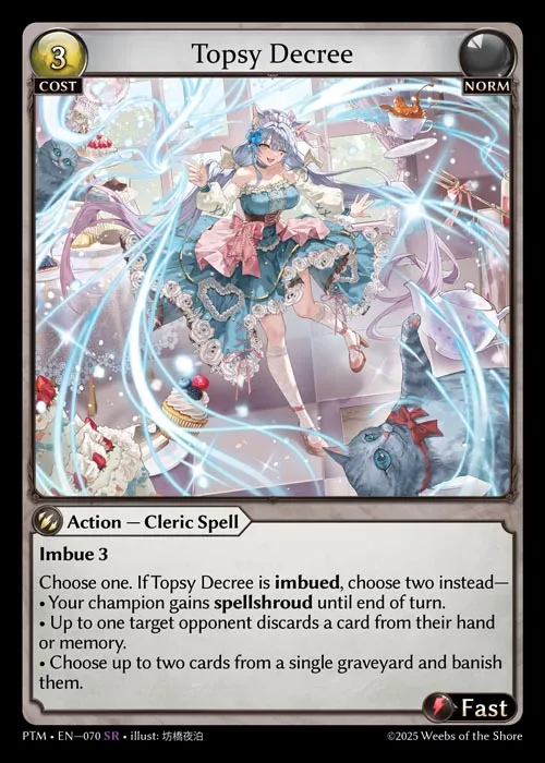 Topsy Decree — Phantom Monarchs — Grand Archive TCG