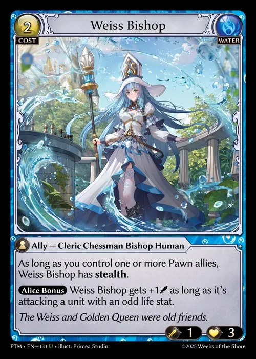 Weiss Bishop — Phantom Monarchs — Grand Archive