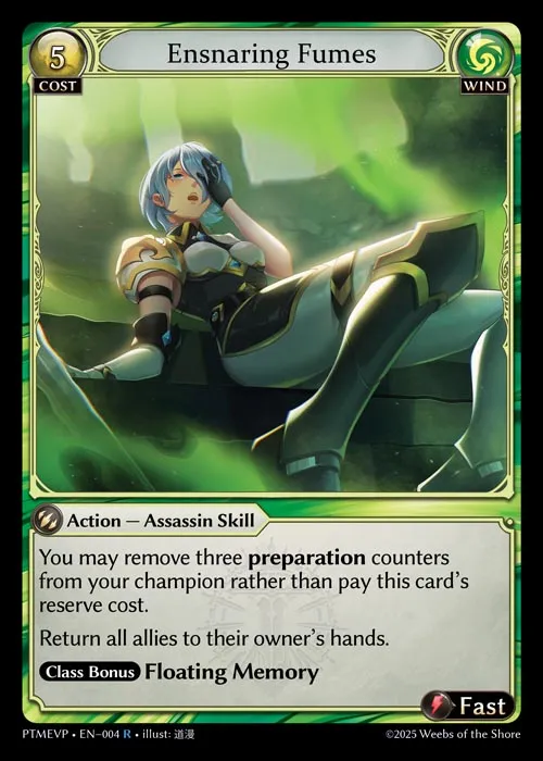 Ensnaring Fumes — Phantom Monarchs Event Pack — Grand Archive