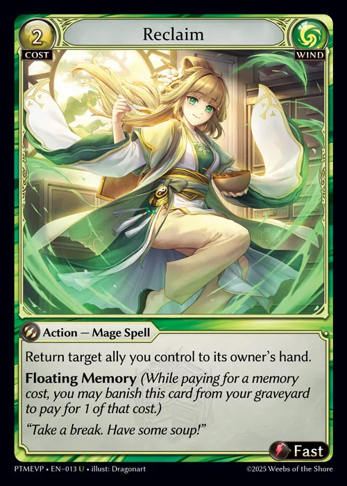 Reclaim — Phantom Monarchs Event Pack — Grand Archive TCG