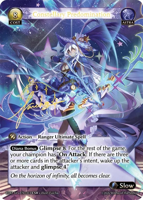 Constellary Predomination from Radiant Origins First Edition - Grand Archive TCG
