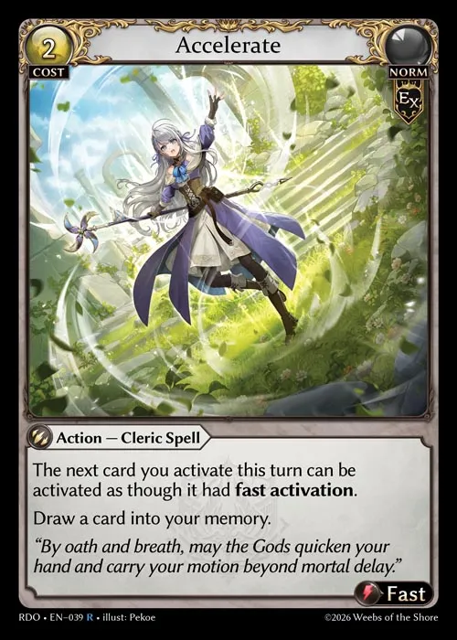 Accelerate — Radiant Origins — Grand Archive