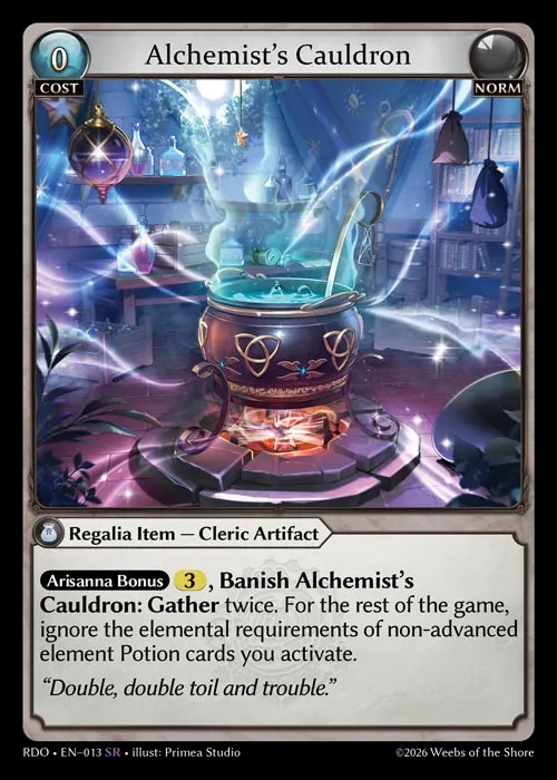Alchemist's Cauldron — Radiant Origins — Grand Archive