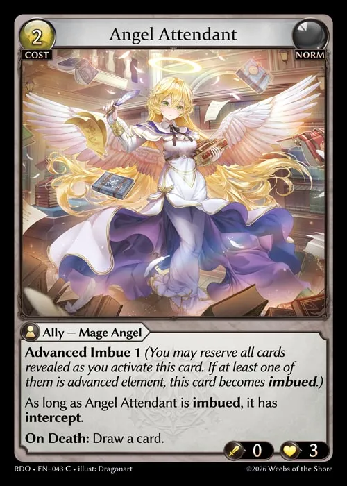 Angel Attendant — Radiant Origins — Grand Archive
