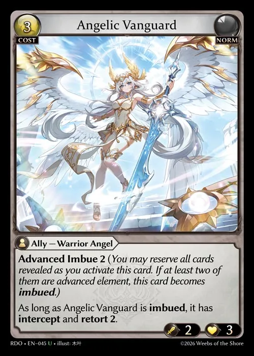 Angelic Vanguard — Radiant Origins — Grand Archive