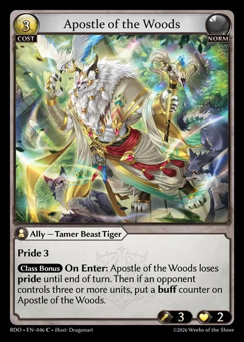 Apostle of the Woods — Radiant Origins — Grand Archive