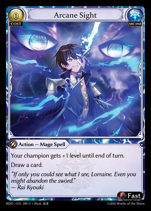 Arcane Sight — Radiant Origins — Grand Archive