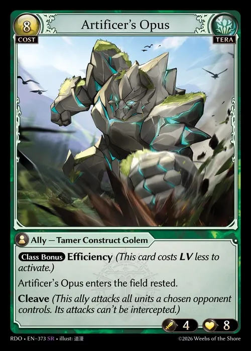 Artificer's Opus — Radiant Origins — Grand Archive