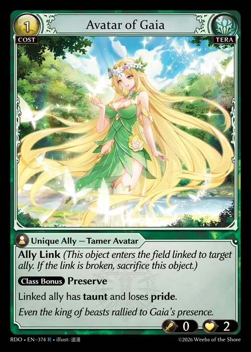 Avatar of Gaia — Radiant Origins — Grand Archive
