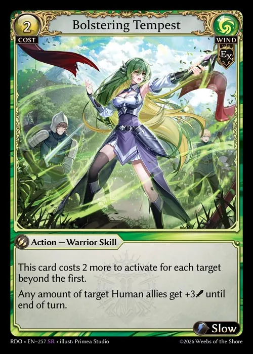 Bolstering Tempest — Radiant Origins — Grand Archive
