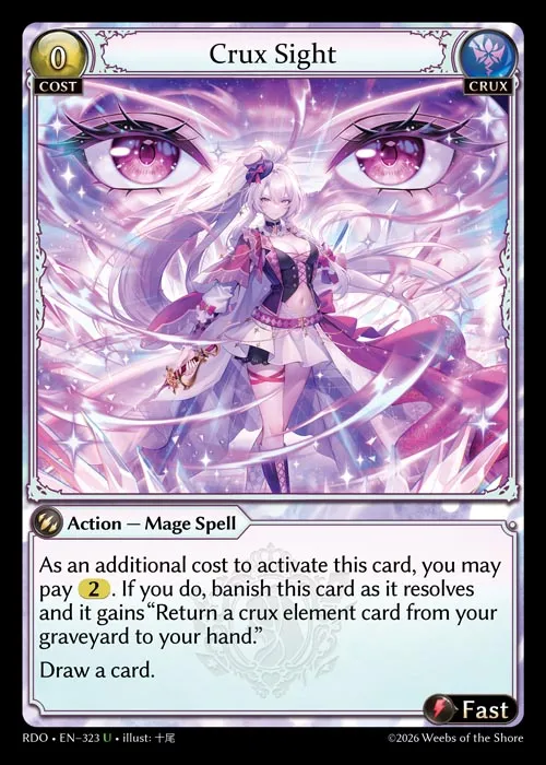 Crux Sight — Radiant Origins — Grand Archive