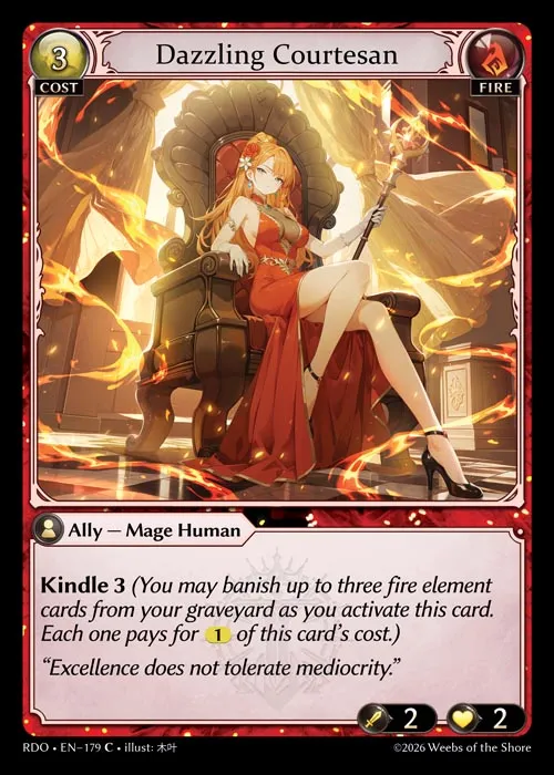 Dazzling Courtesan — Radiant Origins — Grand Archive