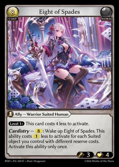 Eight of Spades — Radiant Origins — Grand Archive