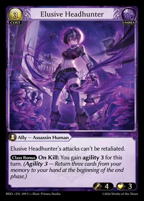 Elusive Headhunter — Radiant Origins — Grand Archive