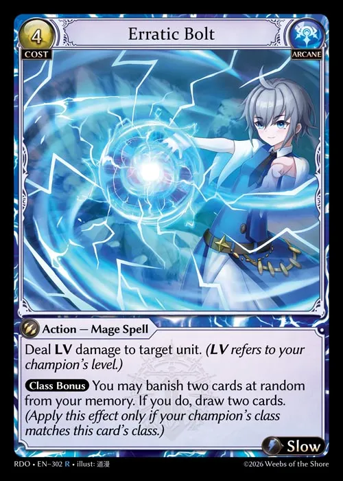 Erratic Bolt — Radiant Origins — Grand Archive