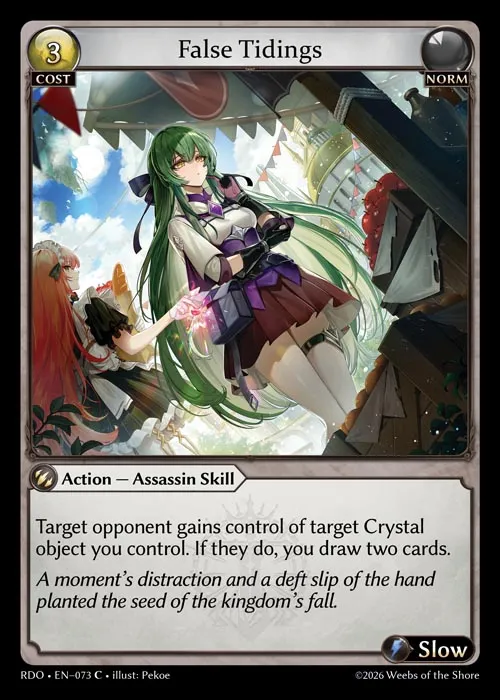 False Tidings — Radiant Origins — Grand Archive