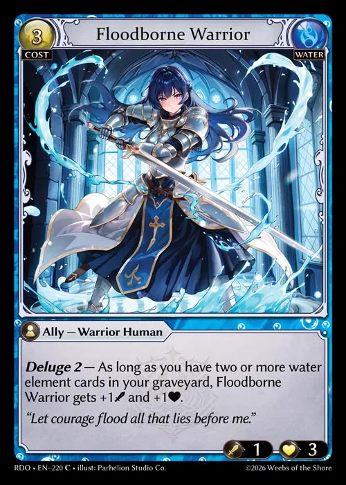 Floodborne Warrior — Radiant Origins — Grand Archive