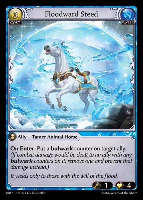 Floodward Steed — Radiant Origins — Grand Archive