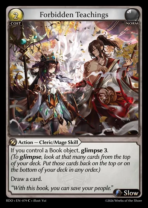 Forbidden Teachings — Radiant Origins — Grand Archive