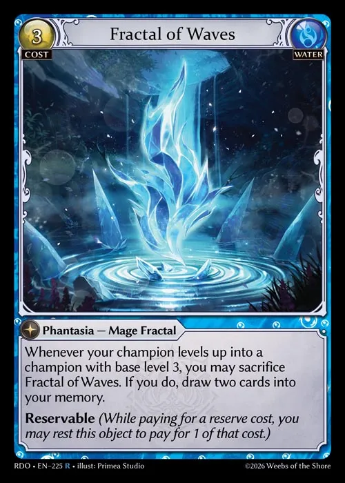 Fractal of Waves — Radiant Origins — Grand Archive