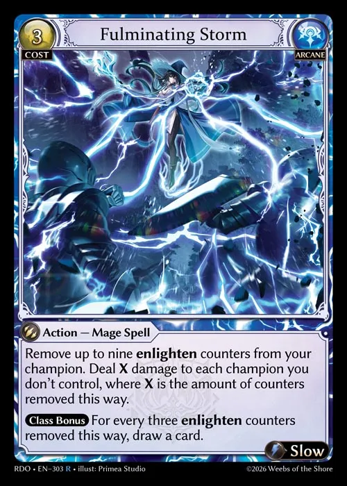 Fulminating Storm — Radiant Origins — Grand Archive