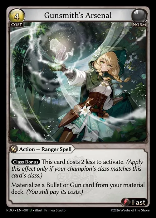 Gunsmith's Arsenal — Radiant Origins — Grand Archive