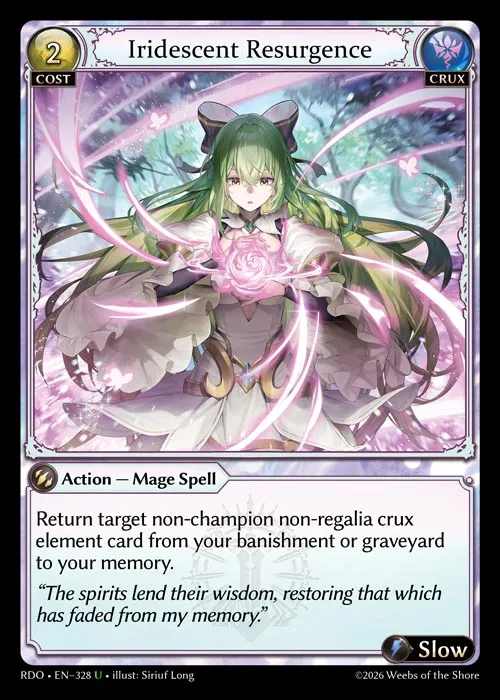 Iridescent Resurgence — Radiant Origins — Grand Archive