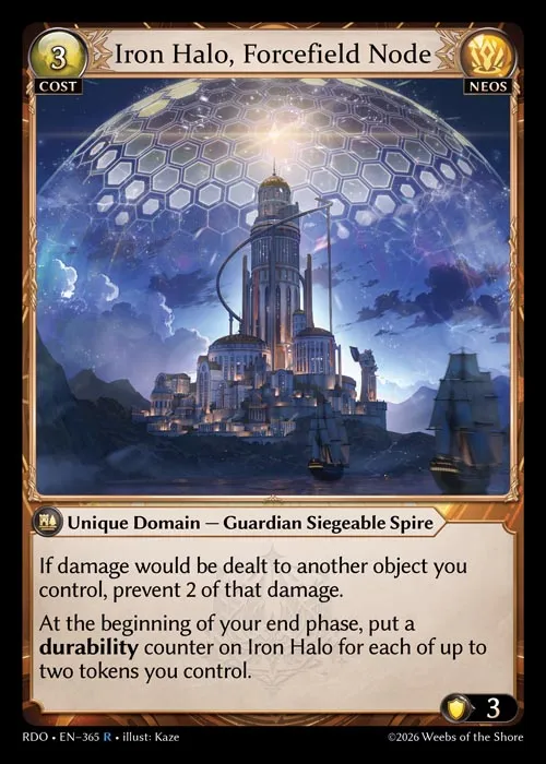 Iron Halo, Forcefield Node — Radiant Origins — Grand Archive