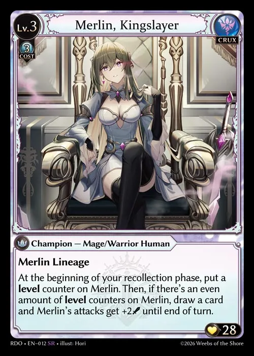 Merlin, Kingslayer — Radiant Origins — Grand Archive