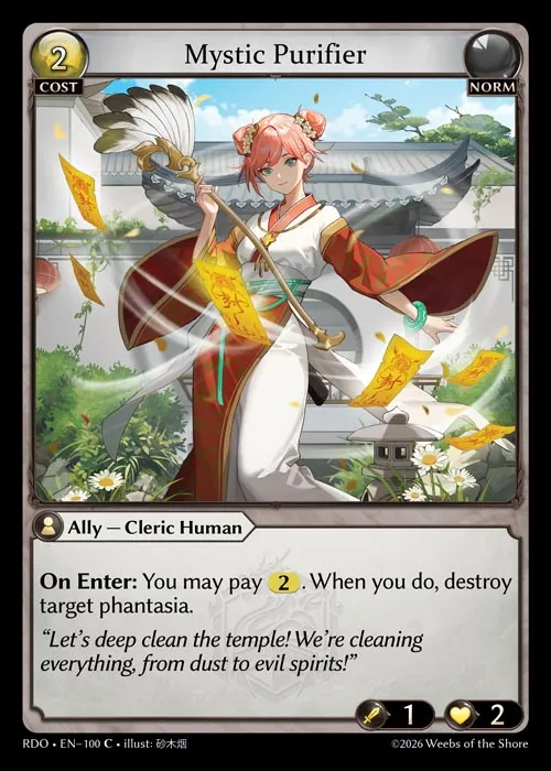 Mystic Purifier — Radiant Origins — Grand Archive