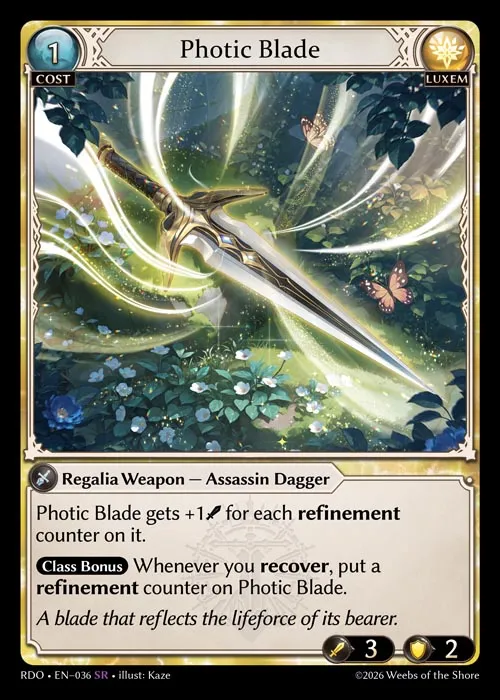 Photic Blade — Radiant Origins — Grand Archive