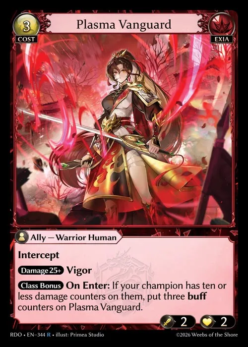 Plasma Vanguard — Radiant Origins — Grand Archive