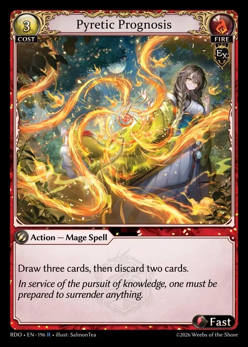 Pyretic Prognosis — Radiant Origins — Grand Archive