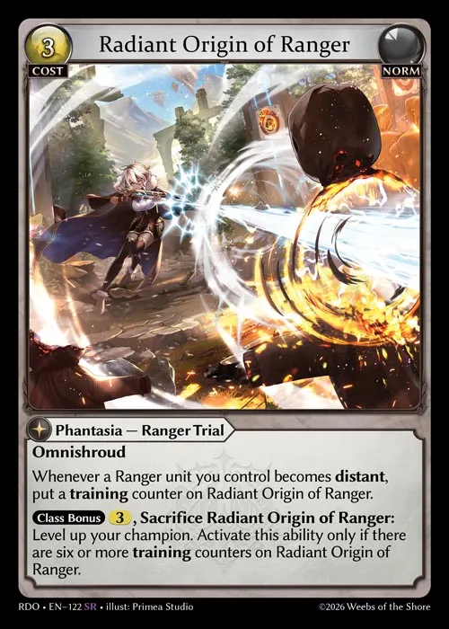 Radiant Origin of Ranger — Radiant Origins — Grand Archive