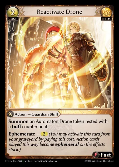 Reactivate Drone — Radiant Origins — Grand Archive
