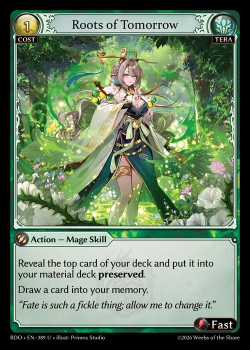 Roots of Tomorrow — Radiant Origins — Grand Archive