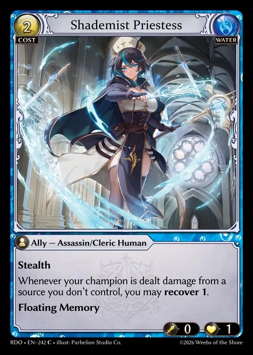 Shademist Priestess — Radiant Origins — Grand Archive