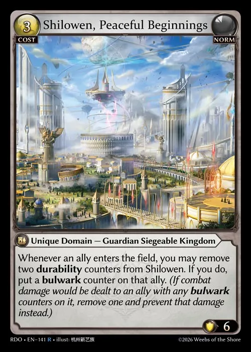 Shilowen, Peaceful Beginnings — Radiant Origins — Grand Archive