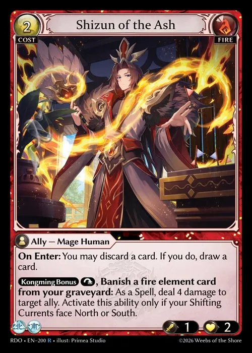 Shizun of the Ash — Radiant Origins — Grand Archive
