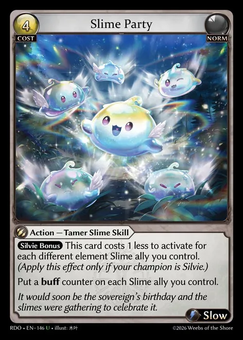 Slime Party — Radiant Origins — Grand Archive TCG