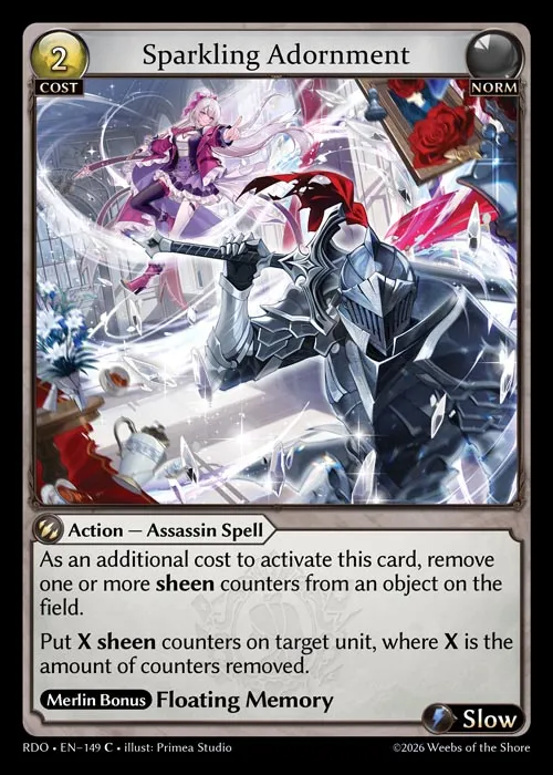 Sparkling Adornment — Radiant Origins — Grand Archive TCG