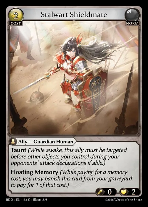 Stalwart Shieldmate — Radiant Origins — Grand Archive